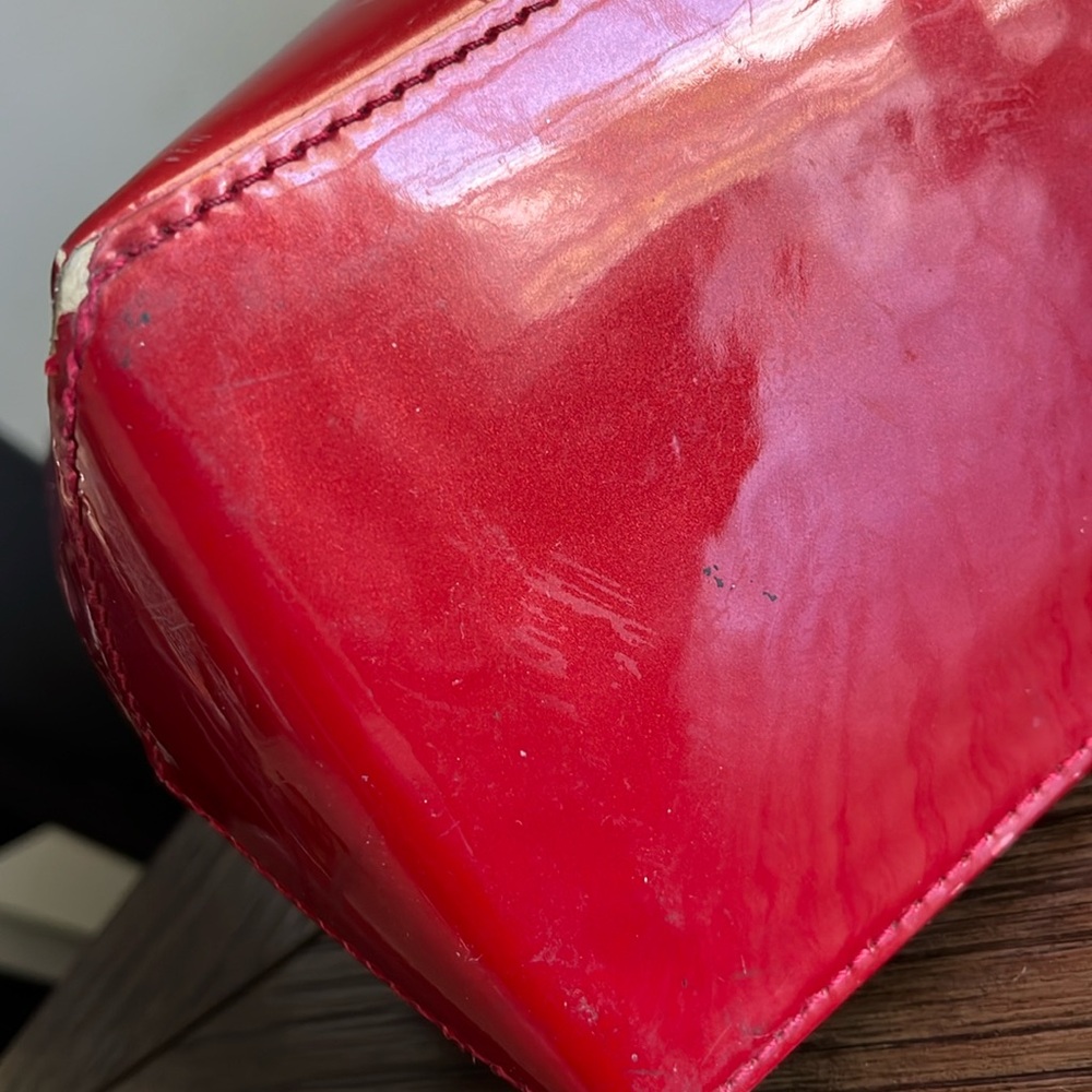Louis Vuitton Red Wilshire Mini Tote - Picture 4 of 16